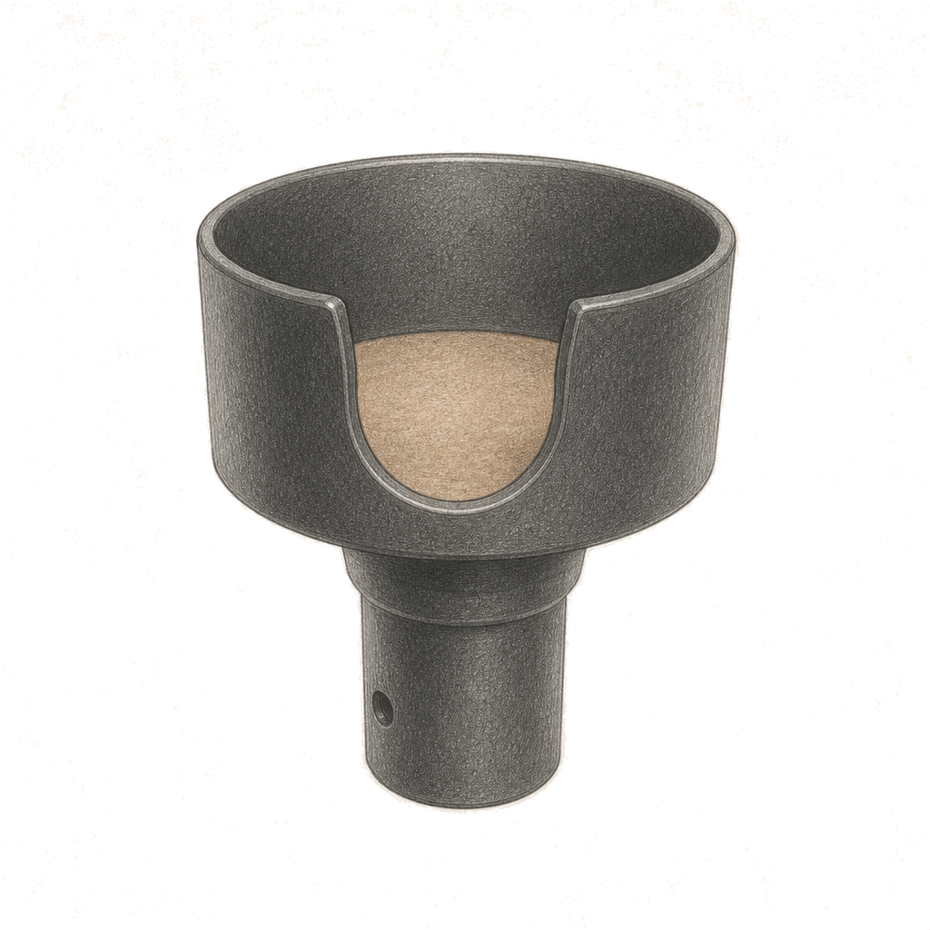 Product detail view of the VariTree coffee and tea holder for handled mugs